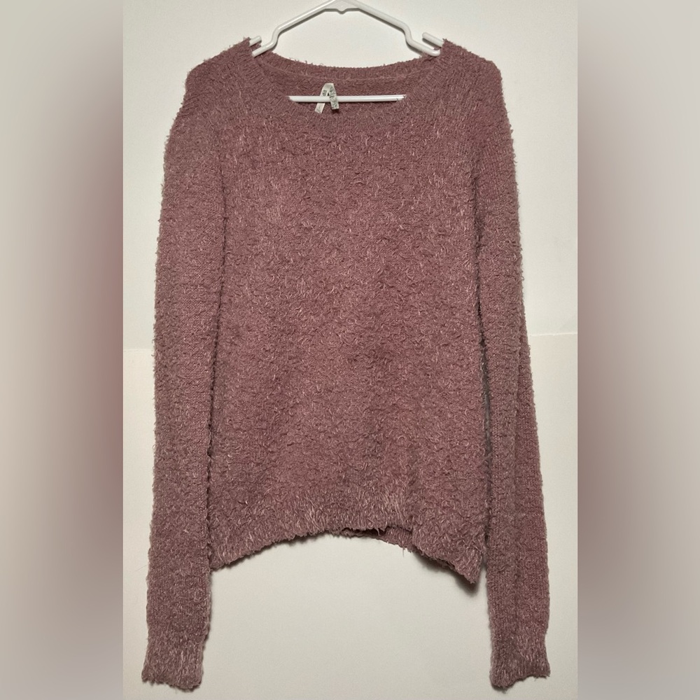 Mudd Long Sleeve Sweatshirt Pink Size L